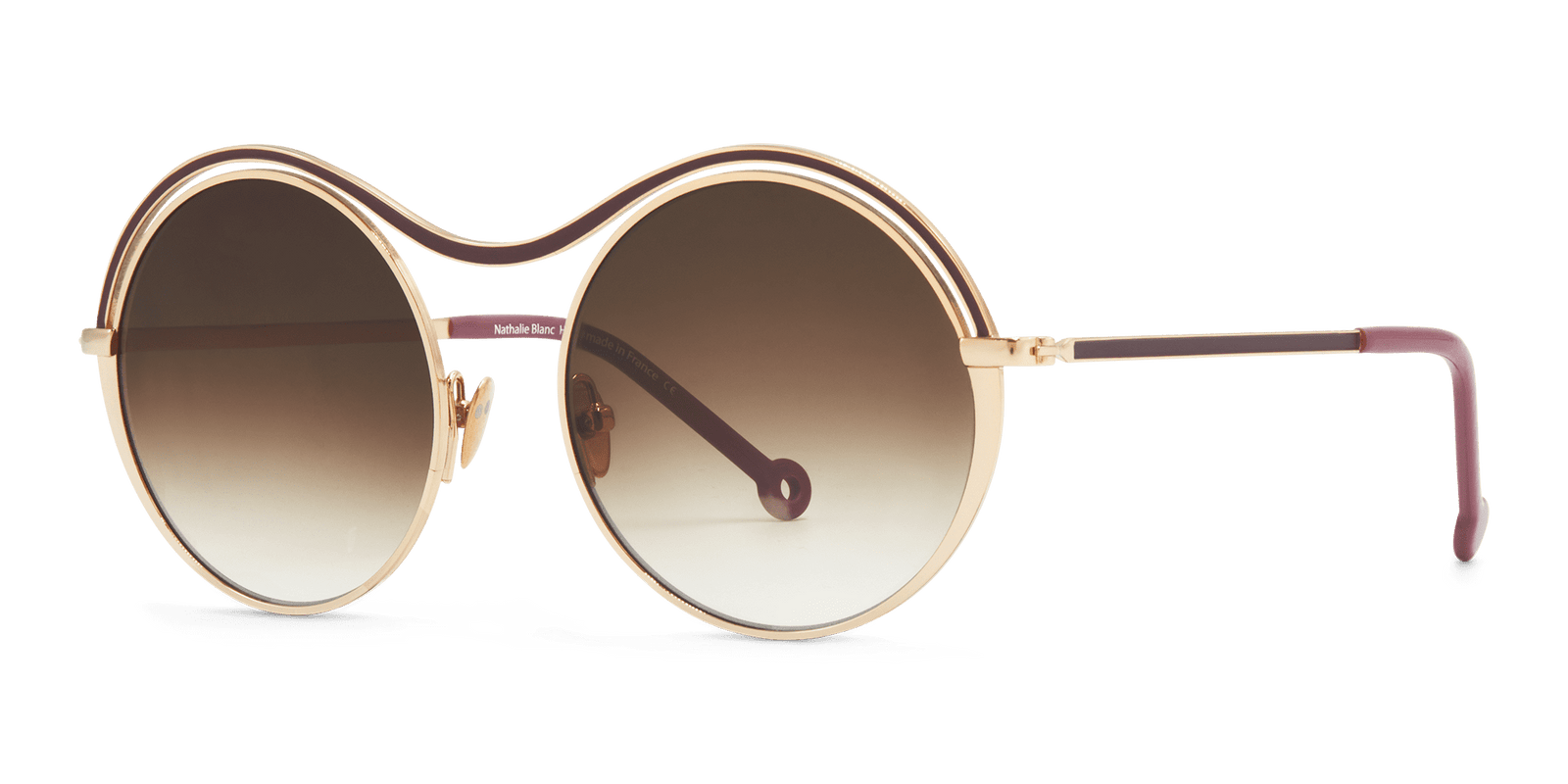 Lunette ronde avec barre on sale